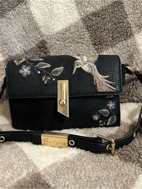 Foley + Corinna Ma Cherie Taylor Embroidery Crossbody with Gold Hardware